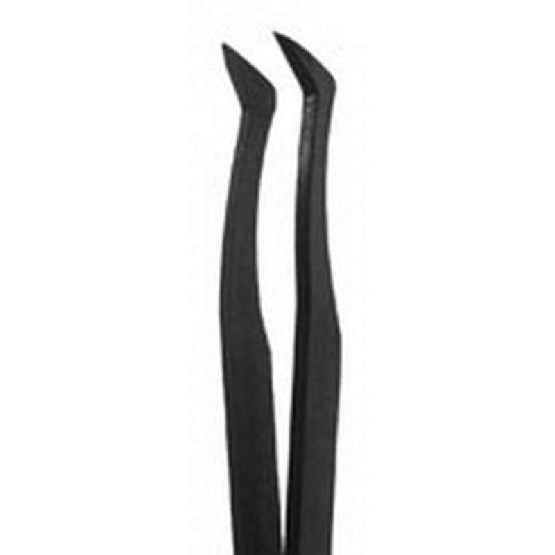 CONDUCTIVE TWEEZERS 4.7" CLEAN ROOM SAFE CARBON FIBER